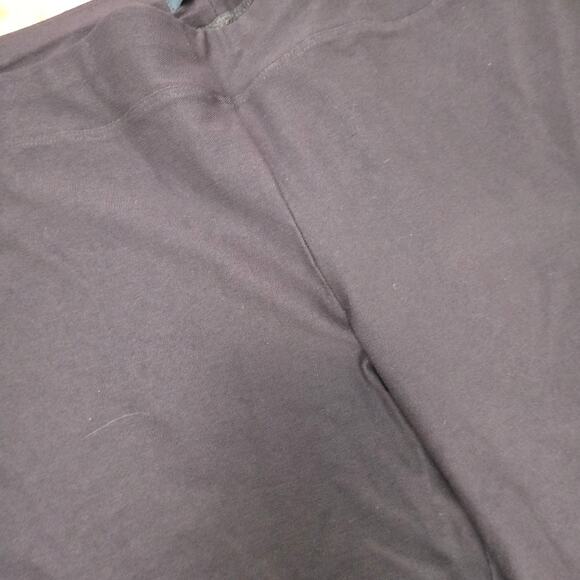 EILEEN FISHER Pants Size L Brown Washable Stretch Crepe Ankle Lagonlook Crop - Picture 3 of 5